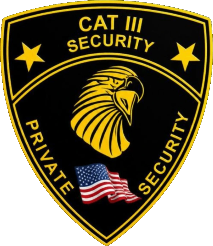CAT III Security shield and eagle